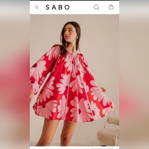 Sabo Veronica Dress - Daisy Red